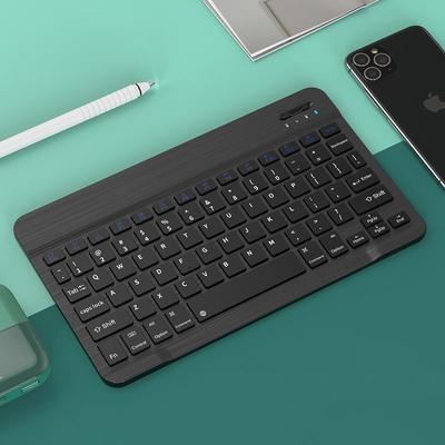 Ультратонкая перезаряжаемая портативная беспроводная Bluetooth-клавиатура для Apple iPad iPhone Samsung планшетный телефон смартфон Android Windows