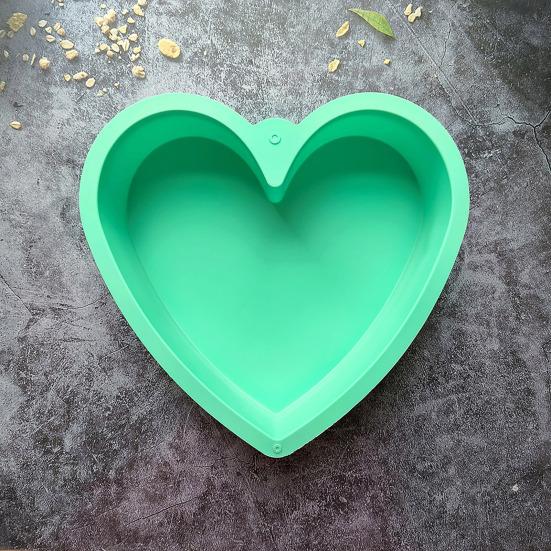 Форма для торта в форме сердца, антипригарное силиконовое покрытие для выпечки, мороженого, пудинга, мусса, желе, шоколада, легко снимаемая форма для выпечки на День святого Валентина, свадьбы