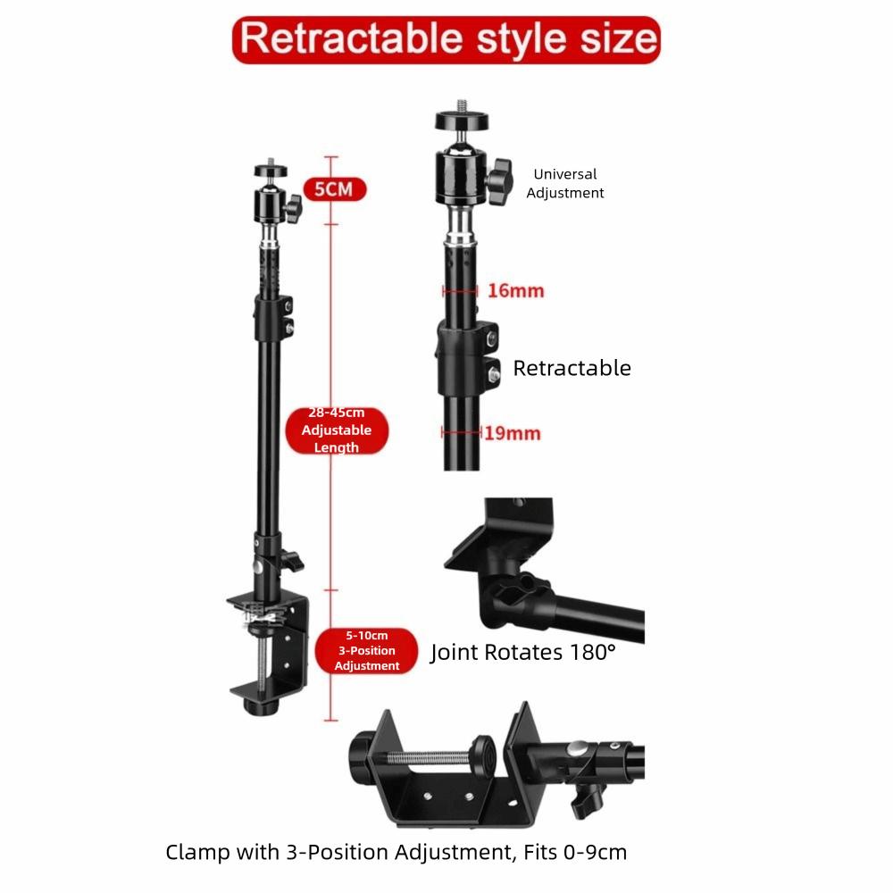 Retractable Mini Camera Holder 360° Rotation Smart Camera Mount for Xiaomi Ezviz TP-LINK
