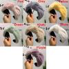 Ornament Faux Fur Hair Accessories Winter Warm Hair Bands Headwear Knot Headbands Plush HairHoop