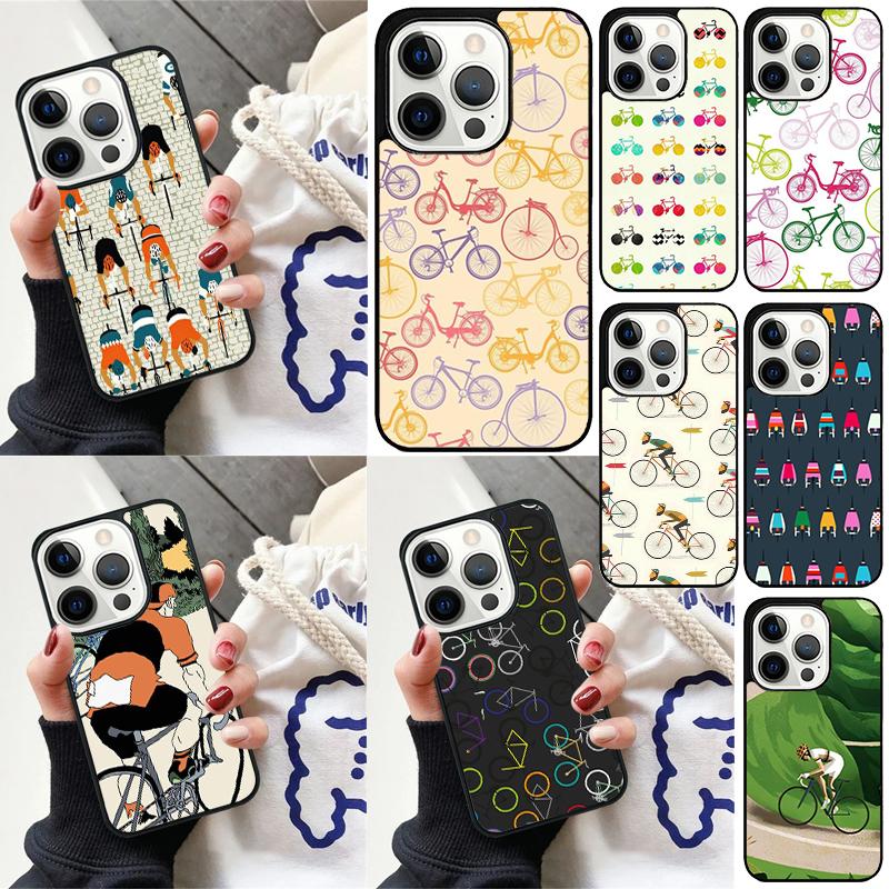 BIKE CYCLING Sport print Phone Case For IPhone 18 17 Air 15 16e 14 13 Pro Max Coque 12 11 Pro Max PLUS cover