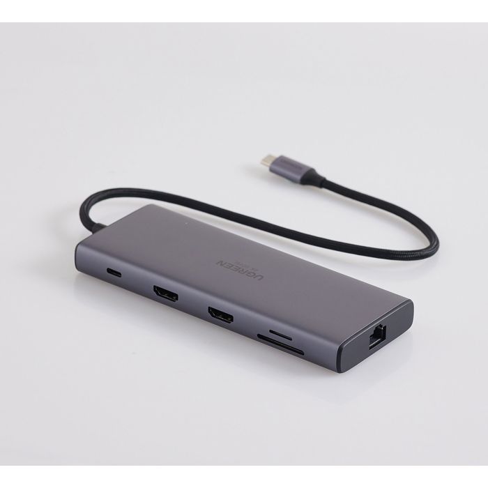 Hub USB-C 10 En 1 - UGREEN - Gris