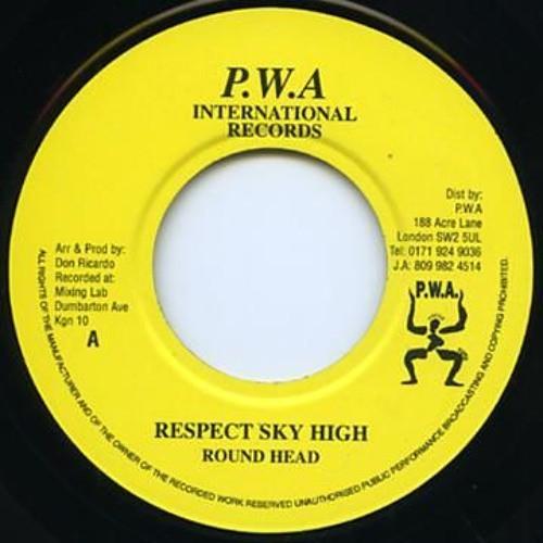 7-дюймовая пластинка ROUND HEAD, BANANA MAN - Respect Sky High / True Believer PWA03 PWA Internati Jamaica Reggae, Ska & Dub б/у