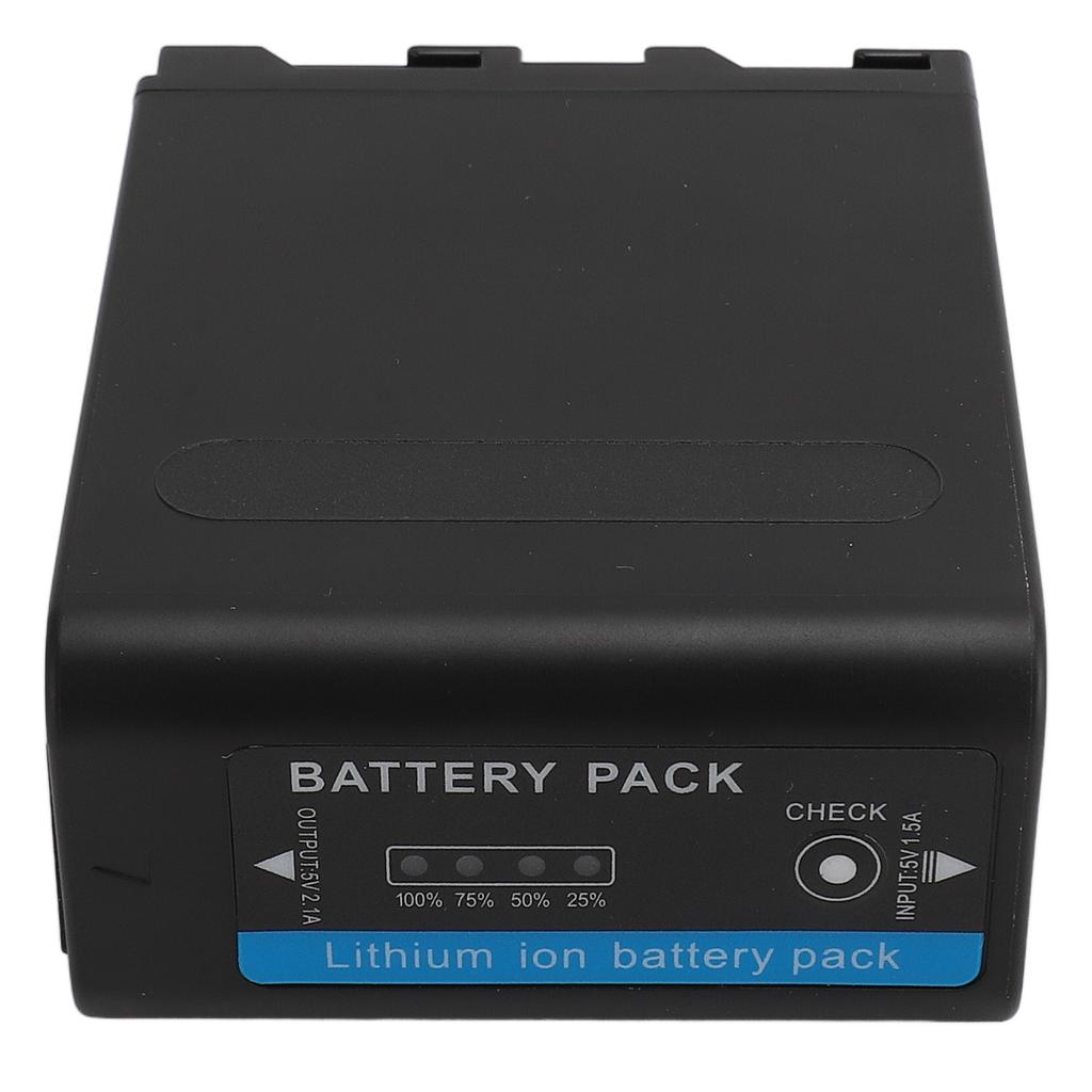 Camcorder Battery 7.2V 13400mah USB Type C Port for NP F990 Replacement Battery for V3 9E PD150P