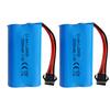 2 шт. 7,4 В 1200 мАч литиевая батарея со штекером SM-4P (4 контакта) для модели лодки EC08 RC, модели автомобиля RC, запасная батарея