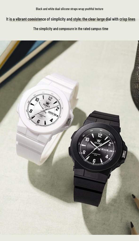 Oulishi Унисекс Бесшумные Экзаменационные Спортивные Модные Электронные Часы