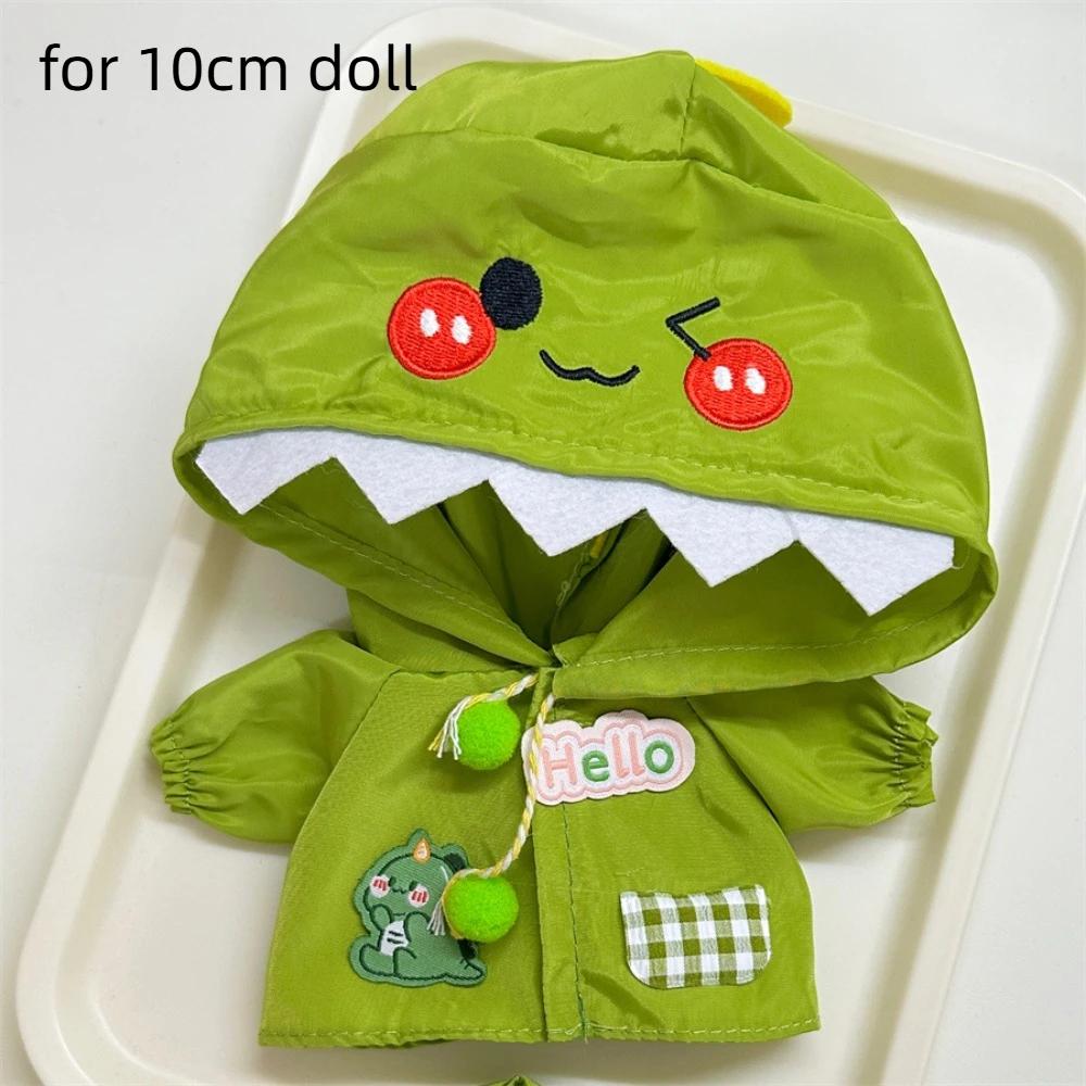 Dress Up 20cm Cotton Doll Clothes Onesuit Outdoor Raincoat 10cm Doll Outfit Lovely Dress Star Doll Clothes Doll Accessories