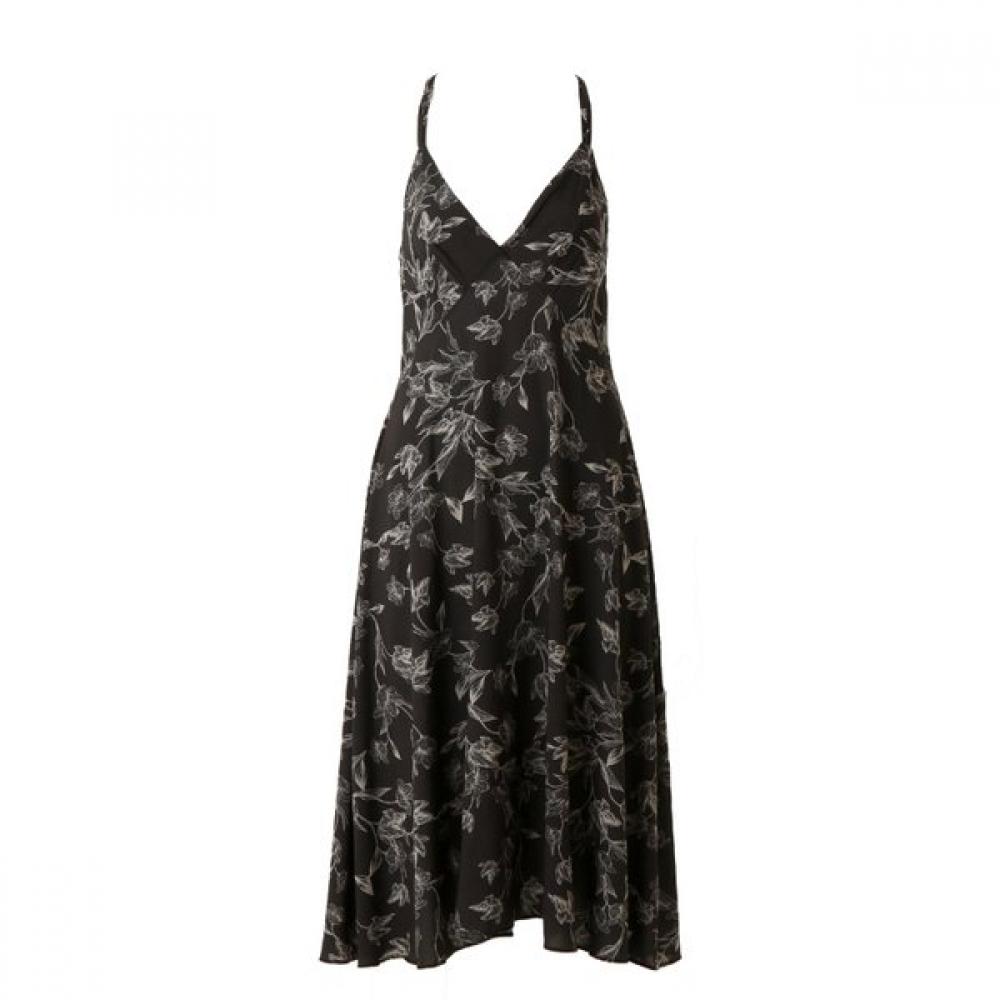 Venus 25aw Linedrawing Flower Pattern Long Gown Set Ogn5955ofs5955 