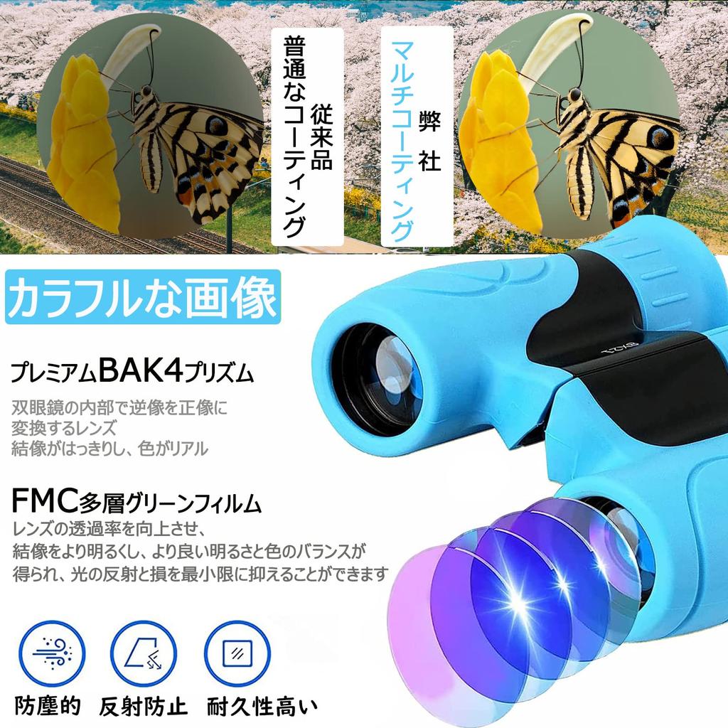 Binoculars for Concerts and Ages 8x Image Glasses Image Adjustable Interpupillary Storage Ideal for and Sports Outdoor Birthday Easy to Use for Girls