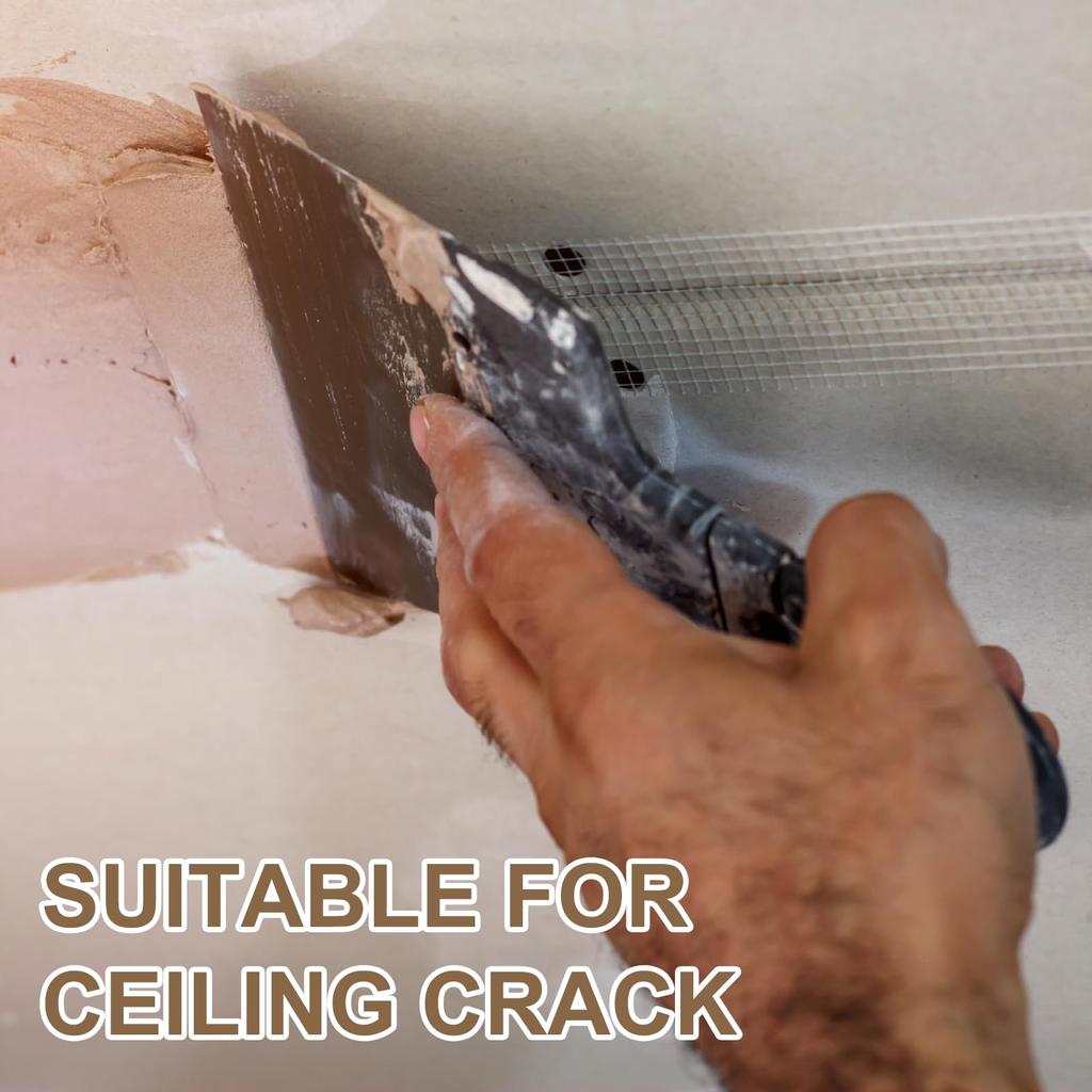 PATIKIL Многоцелевая ремонтная лента, Самоклеящаяся стекловолоконная, 8x8 сетка, Ширина 2,0 дюйма (5