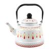 Эмалированный чайник-колокол Shangqi с ручкой из стали
