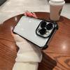 Подходит для Apple 16 ProMax Противоударный гальванизированный чехол для мобильного телефона с четырьмя углами IPhone 15 Акриловый прозрачный защитный чехол 14