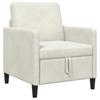 Cream Storage Sofa 72 x 78 x 87 cm Polyester