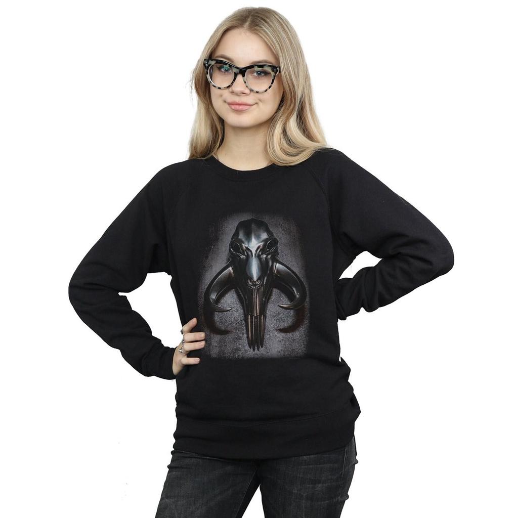 Star Wars Womens/Ladies The Mandalorian Mythosaur Skull Sweatshirt