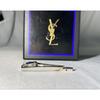 Использовано Немедленное решение красивый предмет YVES SAINT LAURENT YSL Золото и Матовая Стерлинговое Серебро 925 Винтажная Зажим для Галстука Зажим для Галстука Зажим для Галстука