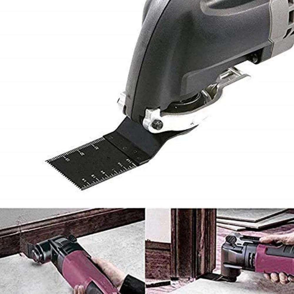 2 шт. универсальные многофункциональные лезвия для инструмента, осциллирующие пильные полотна, многофункциональные пильные полотна, реноваторские лезвия для резки дерева, металла, пластика