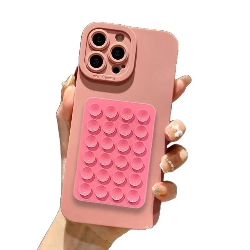 Силиконовая присоска для чехла мобильного телефона iPhone17promax 16/15 зрачок 14 противоударный 11 защитный чехол