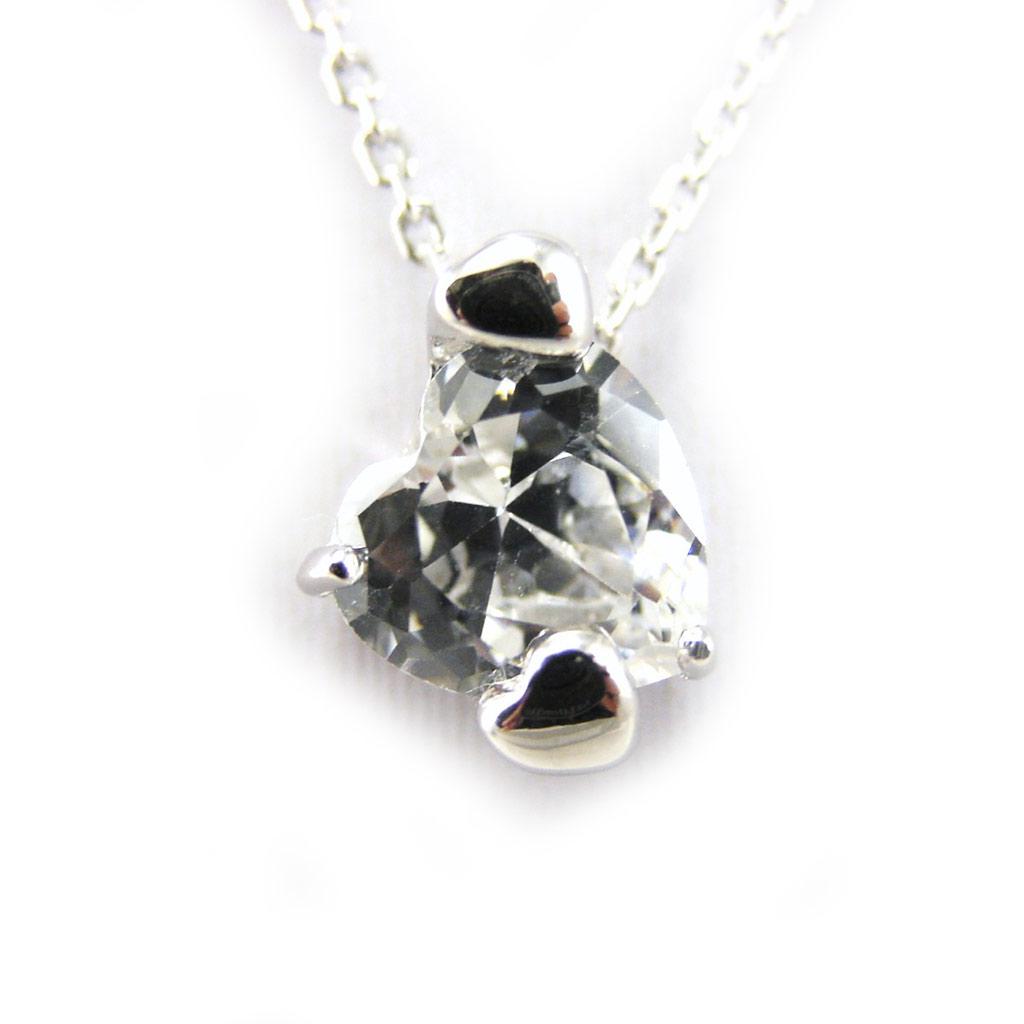 Altesse [F7110] - Серебряное колье «Love Sweet Love» белое