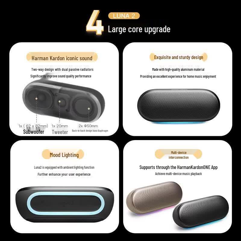 Портативная Bluetooth-колонка Harman/Kardon LUNA 2 (Китайская версия)