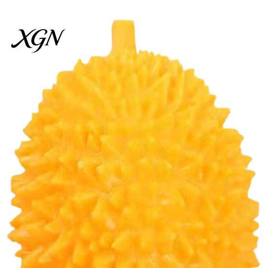 Durian Shape Stress Reliever Realistic Squeeze Toy Unbreakable Soft Fidget for Rubber Relief Cute Fruit-Shaped Decompression Gadget Kids Adults