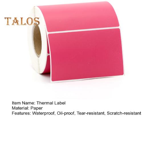 Прямые термоэтикетки Самоклеящаяся термопринтерная этикеточная лента Многоцелевые прочные на разрыв этикетки Наклейки для самостоятельной печати Логотип QR-код Имя Тег