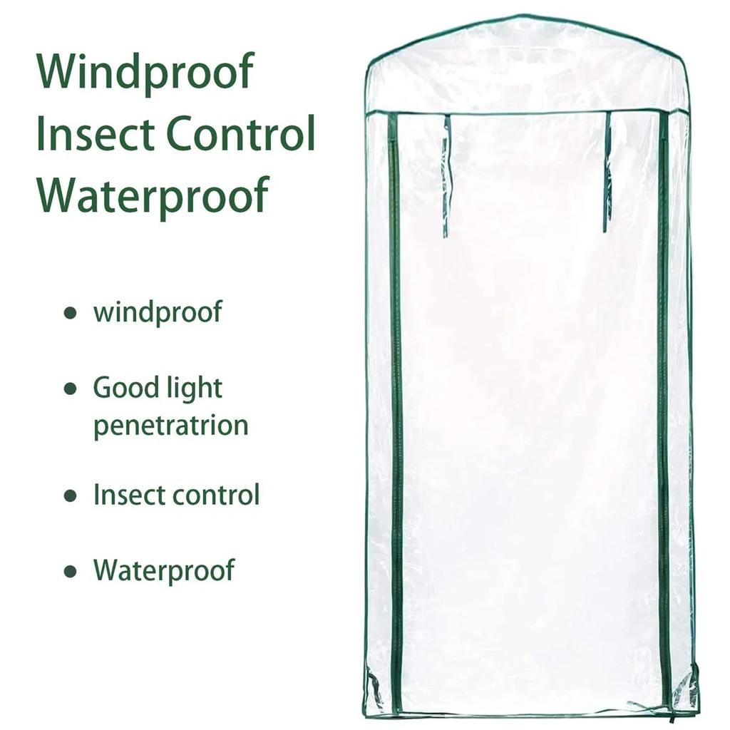 ПВХ теплый садовый ярус мини-теплица открытый мешок для выращивания растений дом для выращивания ПВХ-крышка пластиковый садовый зеленый дом Fiver Floor Green House