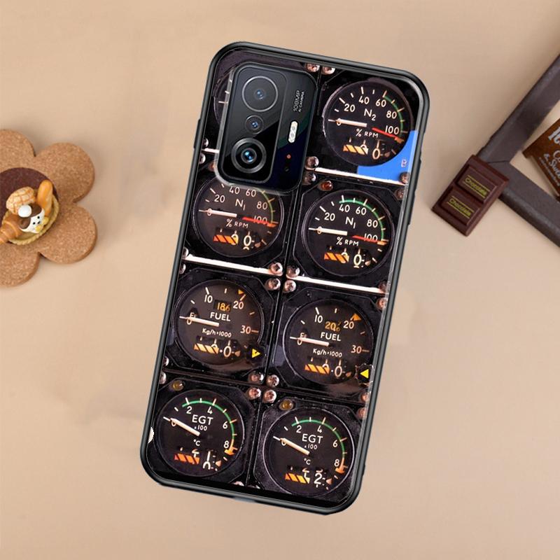 Чехол для телефона Flight Instruments для Xiaomi 14T 11T 12T 13T Pro 13 14 Ultra POCO X7 Pro X3 X5 F3 F5 F6 M6 X6 Pro