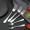 410 Stainless Steel Tableware Western Cuisine Forks Hotel Steak Spoons Fruit Forks Mooncakes