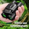3000x22 Powerful Binoculars 50000M Long Range Folding Mini Telescope BAK4 FMC Optics For Hunting Sports Outdoor Camping Travel
