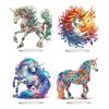 Единорог специальная форма алмазной живописи настольные украшения комплект красочные настольные алмазные художественные наборы для домашнего офиса настольный декор