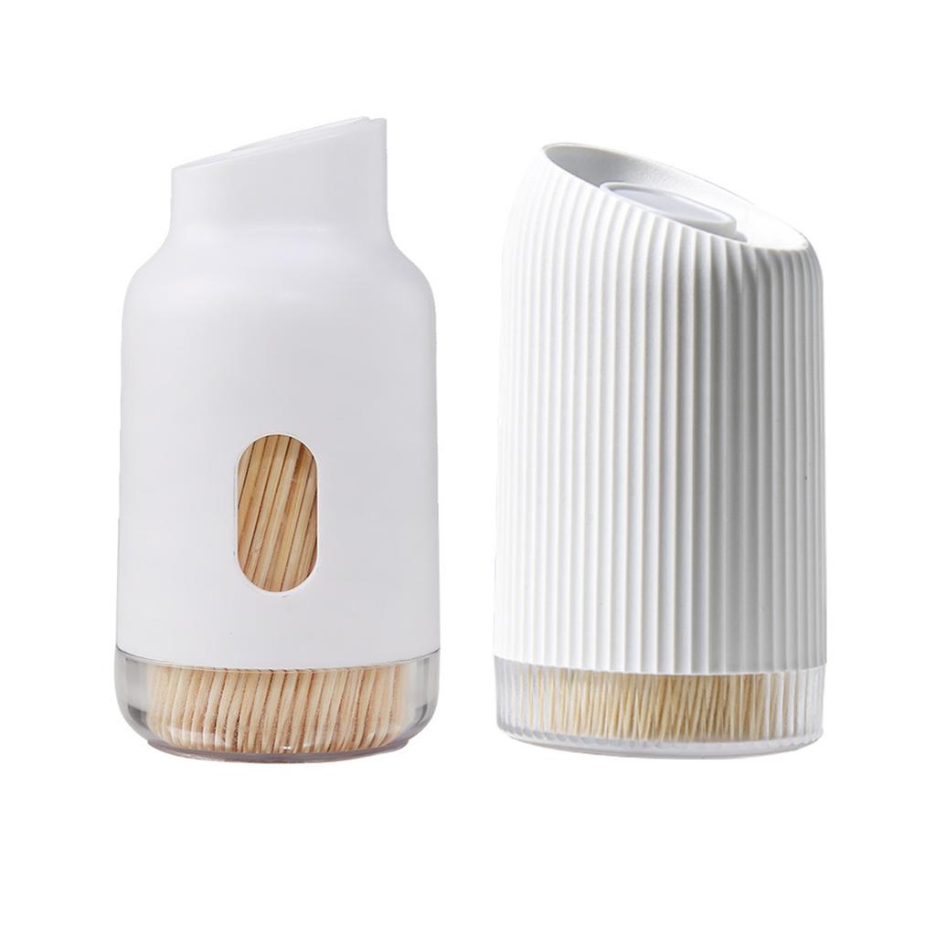 Elegant Toothpick Case Waterproof Toothpick Dispenser Dustproof Toothpick Box Plastic Material Toothpick Container