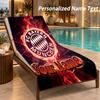 Custom Text Bayern Munich Print Beach Towel Large Towel For Home Bathroom Beach