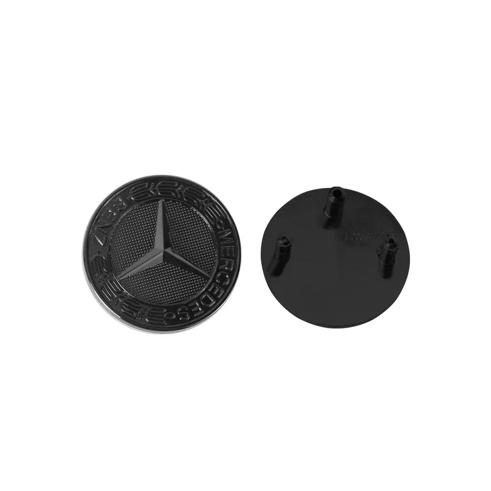 Автомобильная наклейка Для Mercedes Benz 1 шт. Автомобильный ABS Плоский значок на капот Передний значок Логотип Наклейка Для Mercedes Benz AMG W212 W213 W205 W177 W2