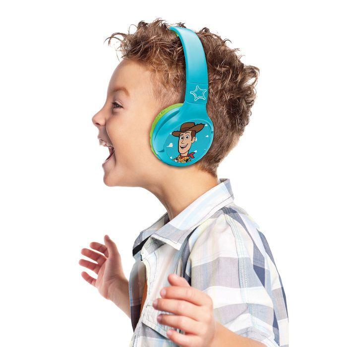 LEXIBOOK - Casque 2 en 1 Bluetooth® et Filaire confortable et pliable avec limitation de son - Toy Story