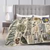 Gilmore Girls Blankets Flannel Spring Autumn  Multi-function Warm Throw Blanket for Bedding Outdoor Quilt
