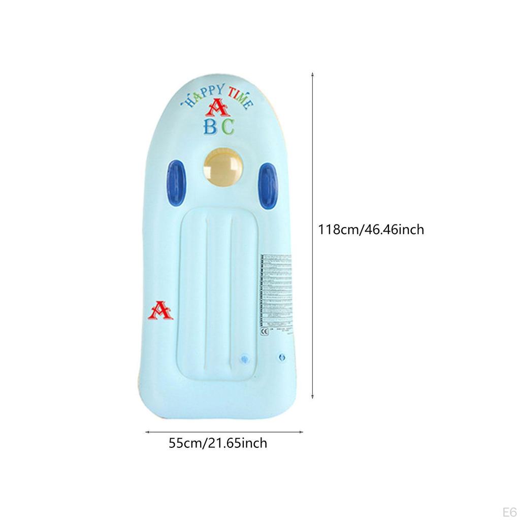 Детская надувная доска для серфинга, плот для бассейна, для мальчиков и девочек, легкая доска для серфинга, водный поплавок