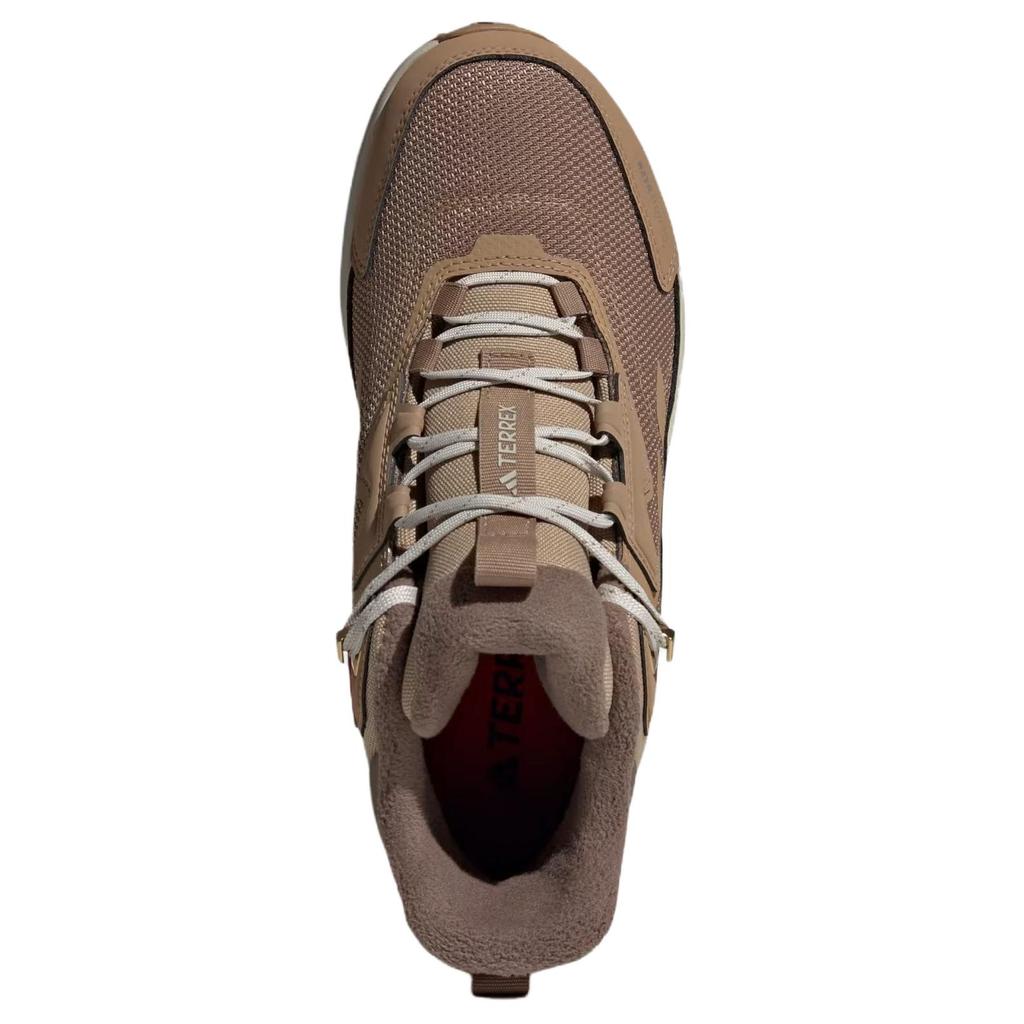 Adidas Terrex Anylander Climawarm Удобные Универсальные Теплые Водонепроницаемые Дышащие Треккинговые Ботинки Женские Треккинговые Ботинки Коричневые JS1432