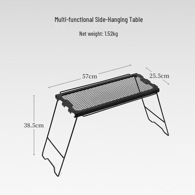Portable Outdoor Folding Iron Side Table