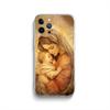 Virgen St.Mary Celestial Mother Phone Case For iPhone 16,15,14,13,12,11 Pro,Max,Plus,X,XS,XR,SE,Mini Transparent Silicone Soft