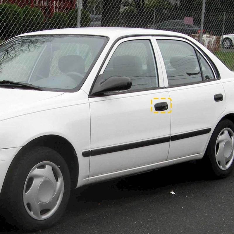 Запасная наружная ручка двери автомобиля Пластиковая металлическая конструкция Простая установка Подходит для некоторых моделей 6923002040