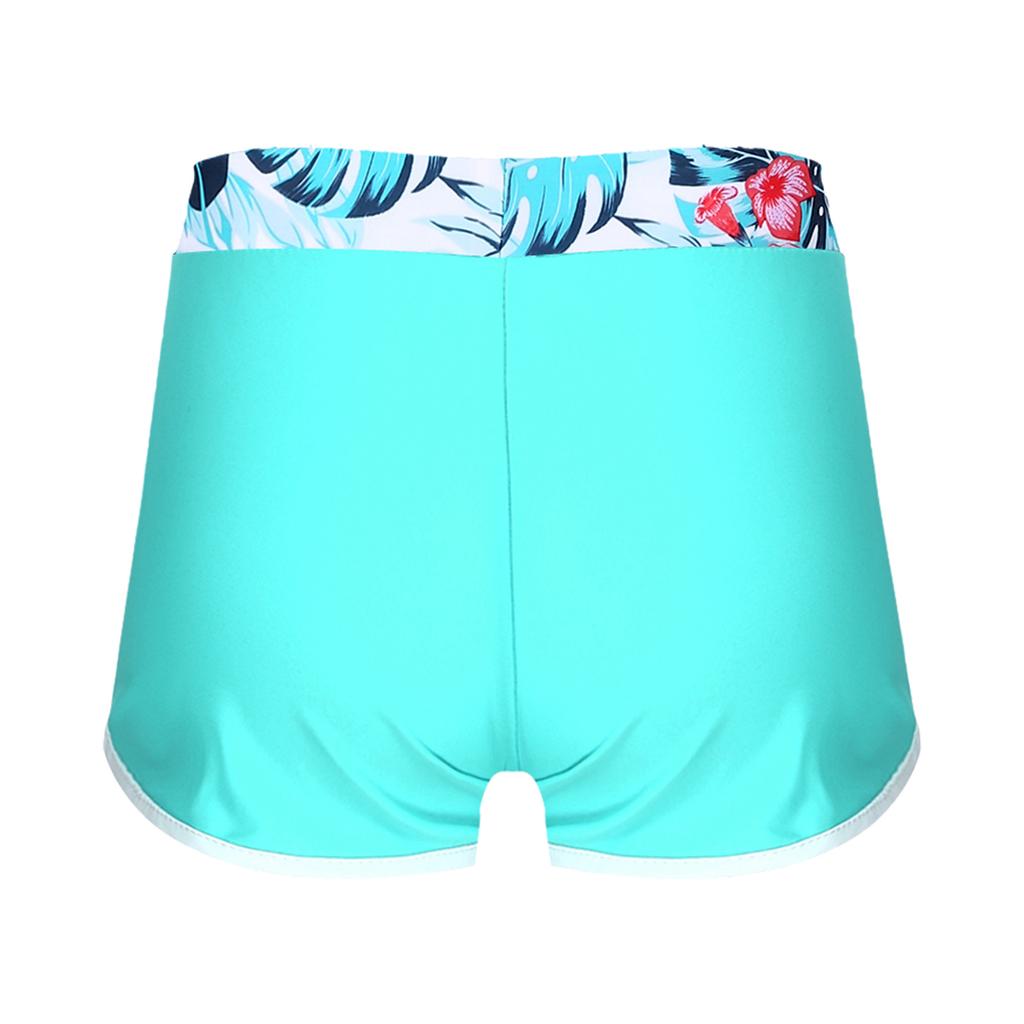 Girls Printed Swimwear Elastic Wide Waistband Shorts Beach Pool Bathing Swimming Holiday Outfit