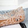 Fashion Ladies Sandals Sequin Flat Ladies Sandals Ladies Beach Jelly Shoes Women Shoes Sandalias De Mujer Clear Flat Sandals