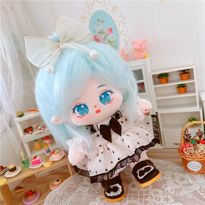 20 см хлопковая кукла с синими волосами Baby Friends Idol Star Dolls милые мягкие плюшевые игрушки куклы плюшевые игрушки фанаты коллекция подарков