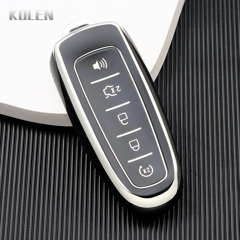 Чехол-крышка из ТПУ для автомобильного ключа Ford Edge Escape Expedition Explorer Focus Taurus Flex C-Max Для Lincoln Mks Mkt Mkx Mkz Navigator
