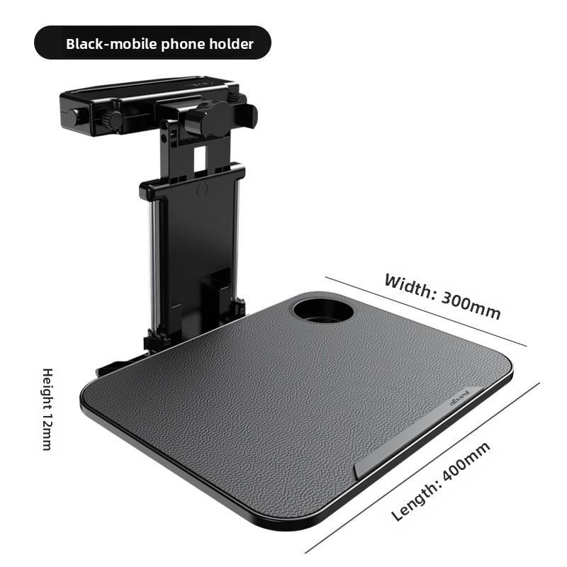 Car Back Seat Tray Table for Kids Travel Tray Desk Organizer Foldable Work Eat Laptop Computer with Phone Holder Stand