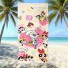 Cartoon Flying Little Policewoman Microfiber Beach Towel Quick-Drying Water-Absorbing Children'S Swimming Bath Towel Travel Portable Large Ruler