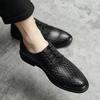 Модные деловые туфли для мужчин, черные, формальные, кожаные, новые, мужские туфли-броги, мужские кожаные туфли в британском стиле, мужские туфли в стиле яппи
