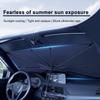 Car Windshield Sunshade Umbrella Protector Parasol Foldable For Porsche Cayenne Panamera Macan Boxster 911 Carrera-GT 944 918 917