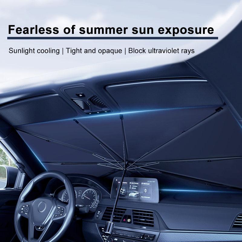Car Windshield Sunshade Umbrella Protector Parasol Foldable For Porsche Cayenne Panamera Macan Boxster 911 Carrera-GT 944 918 917
