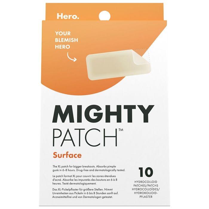 Пластыри от акне - Hero - Mighty Patch - 10 пластырей - Гидроколлоидные - Гипоаллергенные